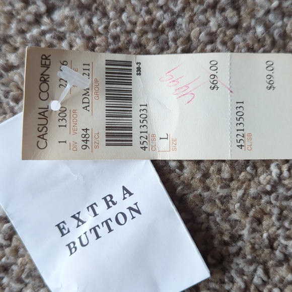 Vintage Casual Corner Nautical Chunky Knit Cardigan - Picture 7 of 11